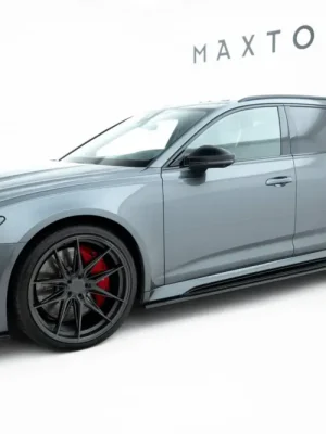 Akce Maxton Design sada splitterů pro Audi RS6 C8, materiál pravý karbon