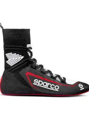 Závodní boty Sparco X-Light+ s homologací FIA, Barva černo-červená, Velikost 44 Super Cena