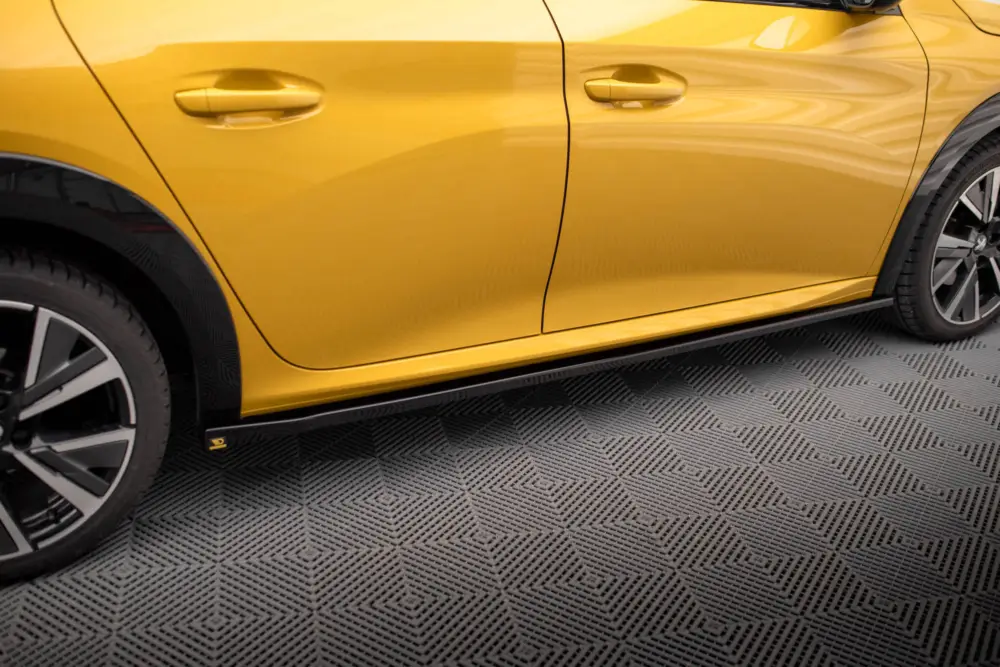 Akční Nabídka Maxton Design difuzory pod boční prahy pro Peugeot 208 GT Mk2, černý lesklý plast ABS