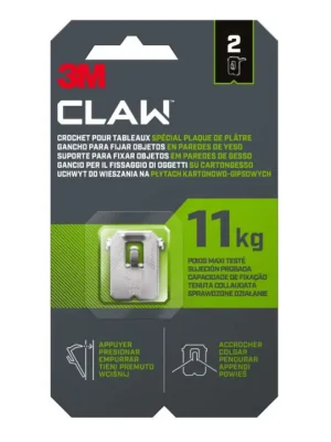 3M™ CLAW™ ručně namačkávací háček na sádrokarton balení 2 ks, nosnost 11 kg Koupit Online
