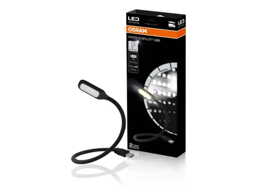 Expresní Doručení OSRAM ONYX COPILOT USB čtecí lampička