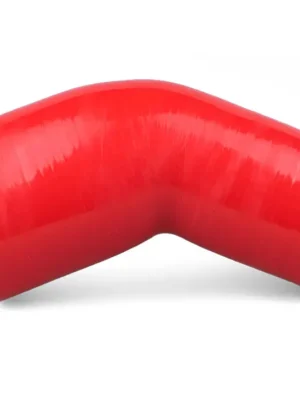 Silikonové redukční koleno 45 stupňů červené, s vnitřním průměrem 70 > 63 mm Vrácení Zdarma