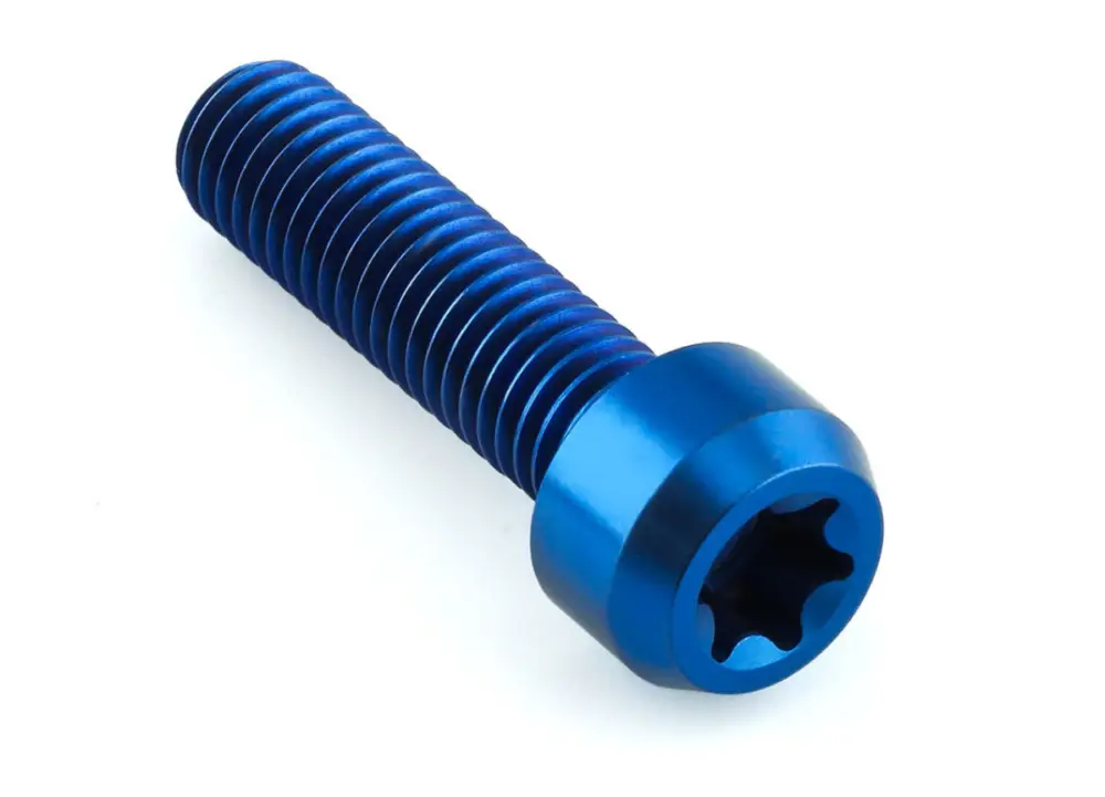 Rychlé Dodání Pro-Bolt titanový torx šroub s cylindrickou hlavou se závitem M8 x 1,25 mm a délkou 30 mm, barva modrá