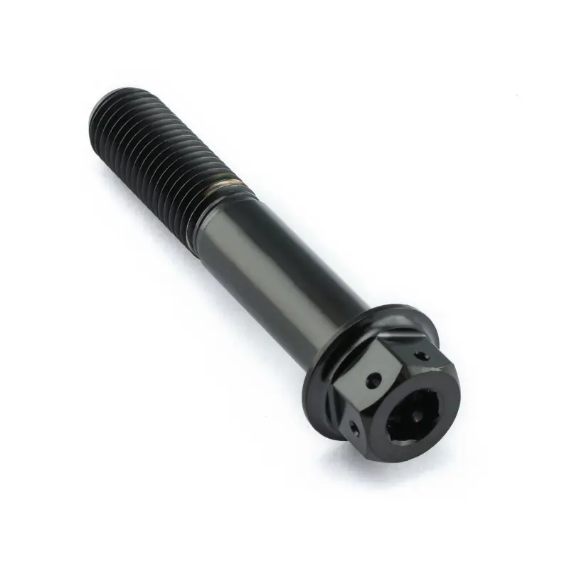 Cenová Bomba Pro-Bolt titanový šroub s DualDrive hlavou (šestihran + inbus) se závitem M10 x 1,25 mm a délkou 55 mm, barva černá