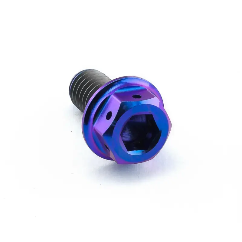 Pro-Bolt titanový šroub s DualDrive hlavou (šestihran + inbus) se závitem M6 x 1,00 mm a délkou 12 mm, barva opálená fialová Nejlepší Cena