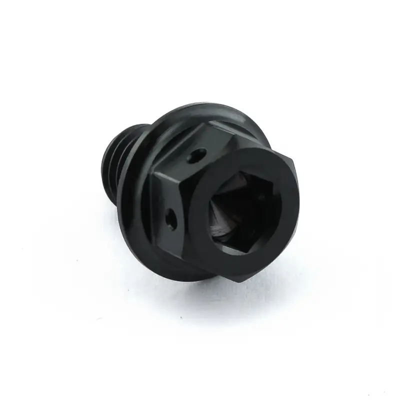 Cenová Bomba Pro-Bolt titanový šroub s DualDrive hlavou (šestihran + inbus) se závitem M8 x 1,25 mm a délkou 10 mm, barva černá