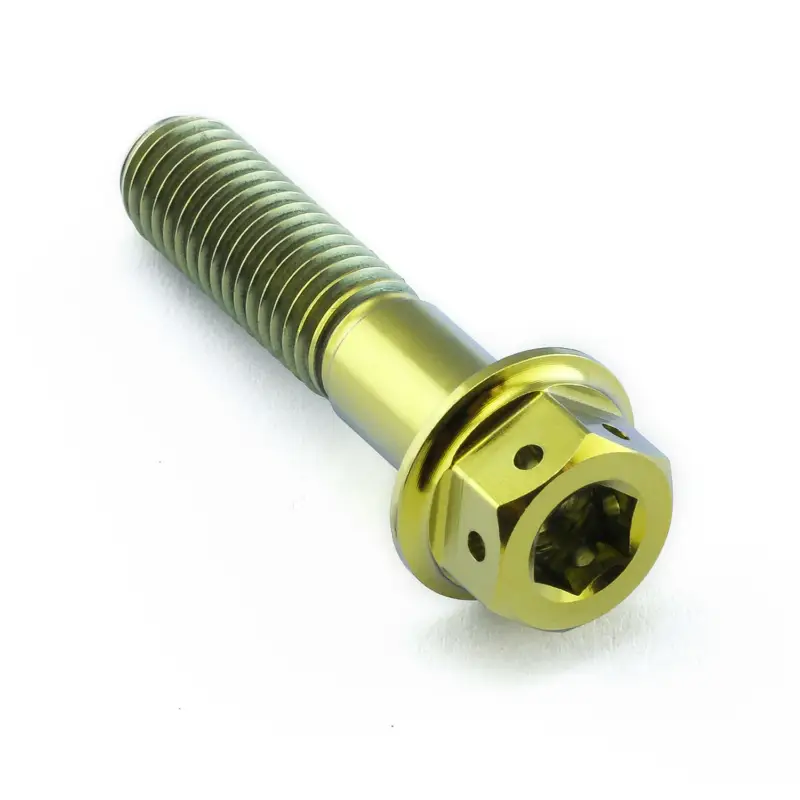 Pro-Bolt titanový šroub s DualDrive hlavou (šestihran + inbus) se závitem M8 x 1,25 mm a délkou 35 mm, barva zlatá Pouze Dnes