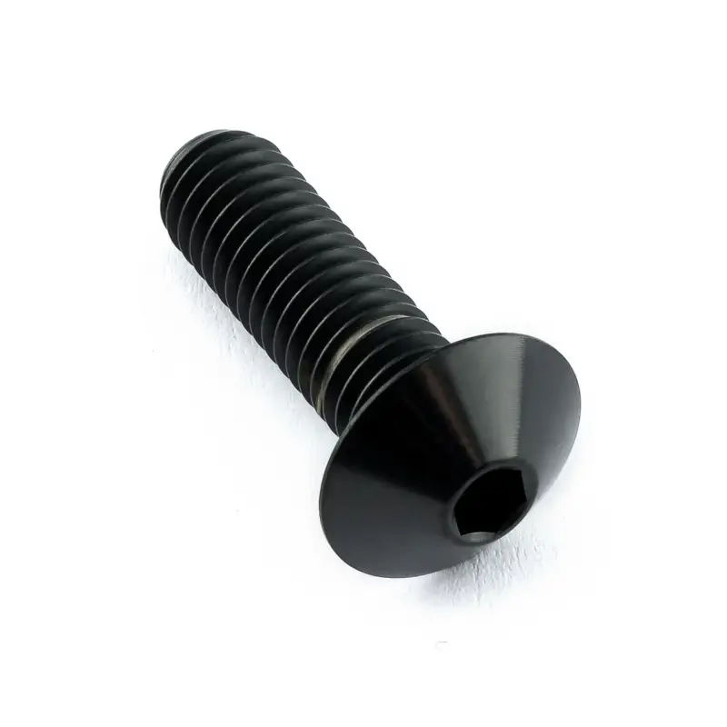 Pro-Bolt titanový inbusový šroub s vypouklou hlavou se závitem M6 x 1,00 mm a délkou 20 mm, barva černá Speciální Cena