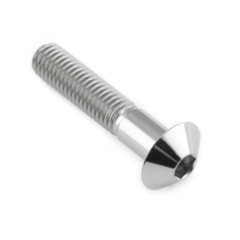 Pro-Bolt titanový inbusový šroub s vypouklou hlavou se závitem M8 x 1,25 mm a délkou 40 mm, barva přírodní Originální
