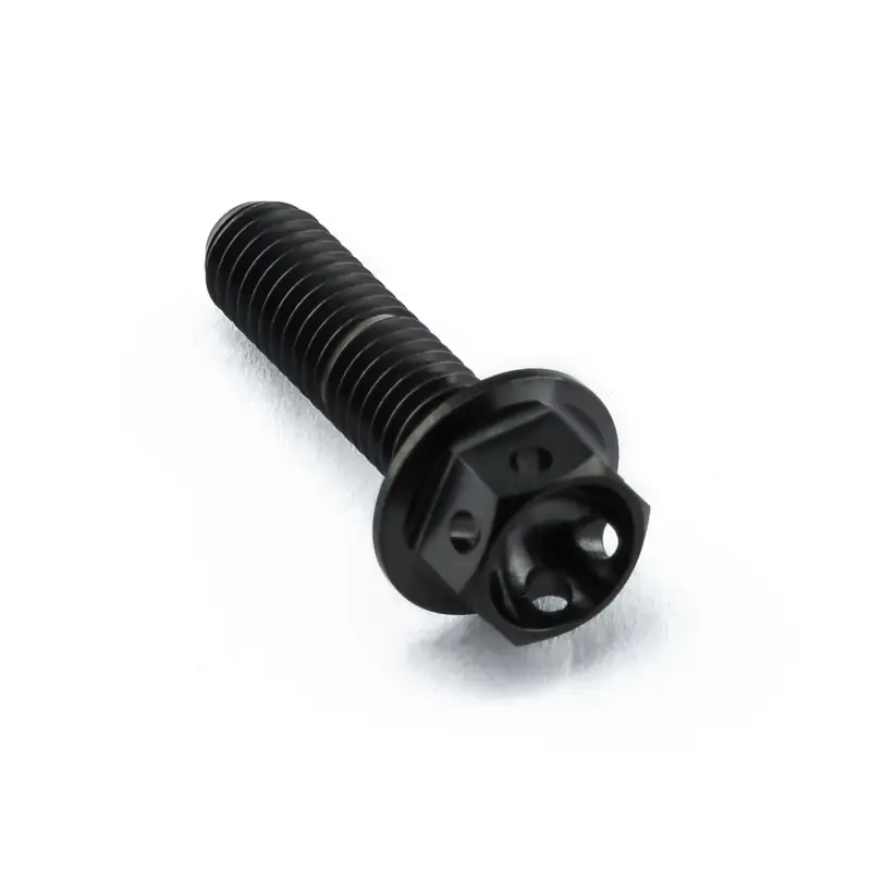 Pro-Bolt titanový šroub s šestihrannou hlavou se závitem M5 x 0,80 mm a délkou 18 mm, barva černá Levný