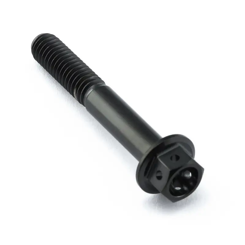 Autentický Pro-Bolt titanový šroub s šestihrannou hlavou se závitem M6 x 1,00 mm a délkou 40 mm, barva modrá