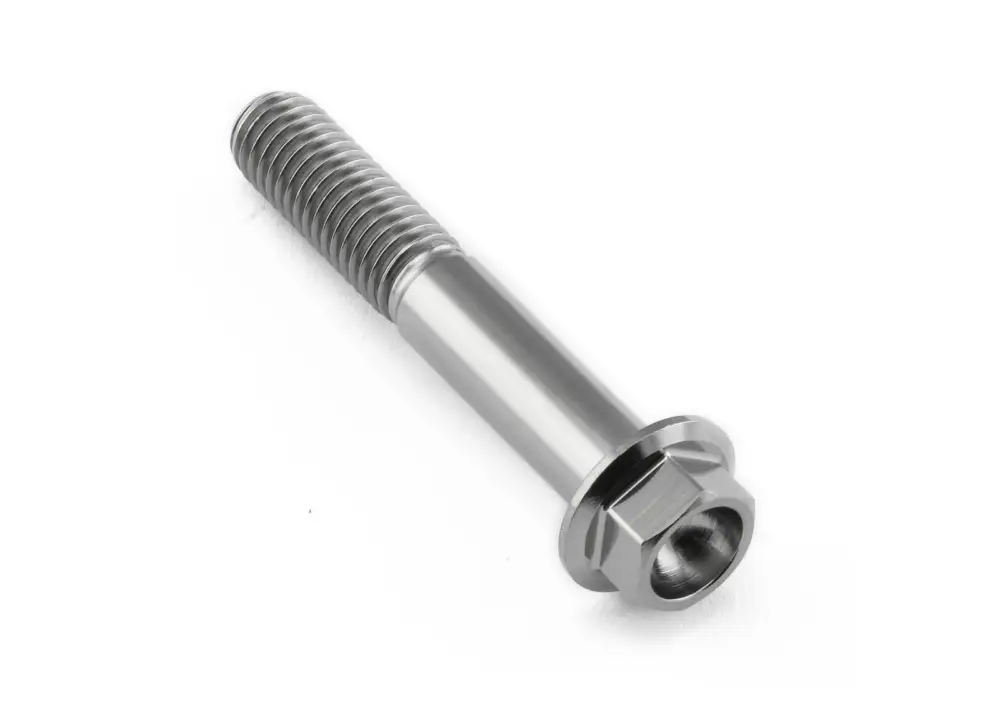 Pro-Bolt titanový šroub s šestihrannou hlavou se závitem M8 x 1,25 mm a délkou 49 mm, barva přírodní Finální Výprodej