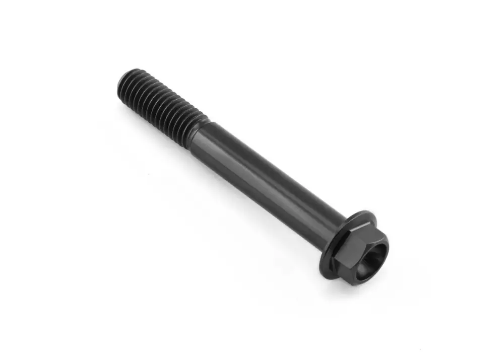 Pro-Bolt titanový šroub s šestihrannou hlavou se závitem M8 x 1,25 mm a délkou 60 mm, barva černá Levný