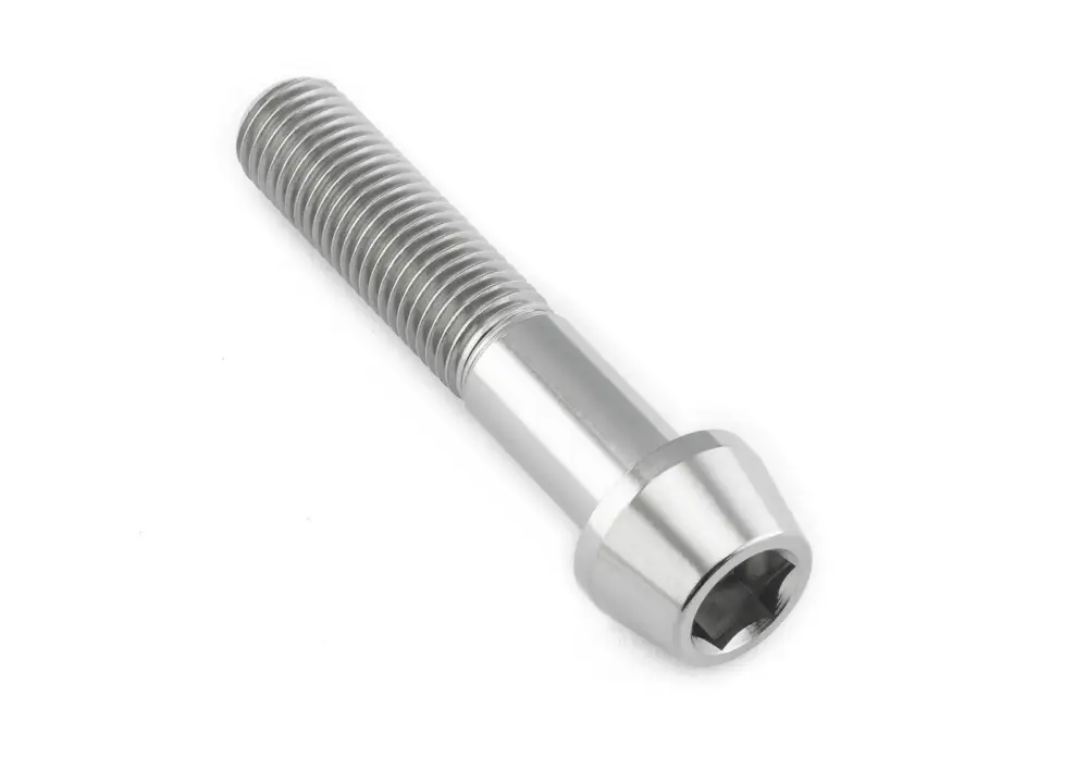 Pro-Bolt titanový inbusový šroub s kónusovou hlavou se závitem M10 x 1,25 mm a délkou 50 mm, barva přírodní Nízká Cena