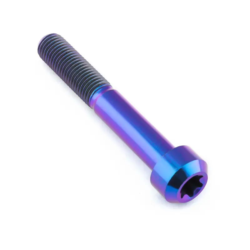 Akční Cena Pro-Bolt titanový torx šroub s cylindrickou hlavou se závitem M10 x 1.25mm a délkou 65mm, barva opálená fialová