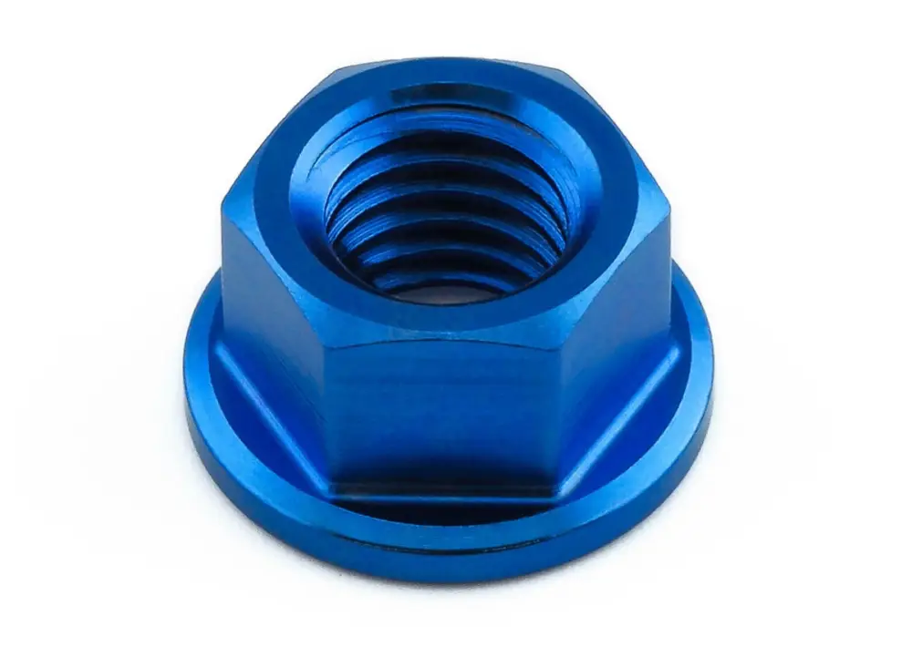 Pro-Bolt titanová matka se závitem M10 x 1,50 mm, barva modrá Novinka