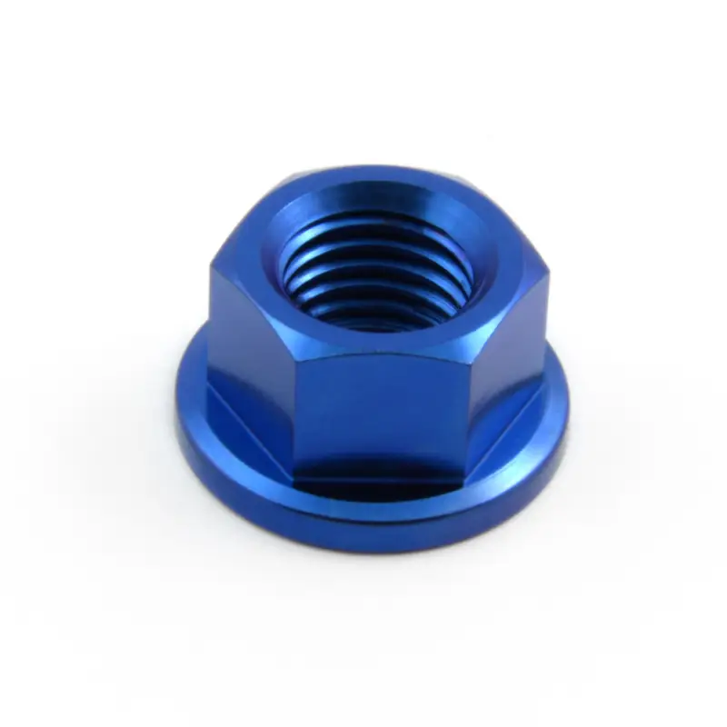 Pro-Bolt titanová matka se závitem M10 x 1,50 mm, barva modrá Top Prodej