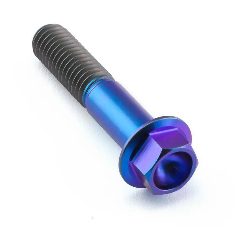 Finální Výprodej Pro-Bolt titanový šroub s šestihrannou hlavou se závitem M8 x 1,25 mm a délkou 40 mm, barva opálená fialová