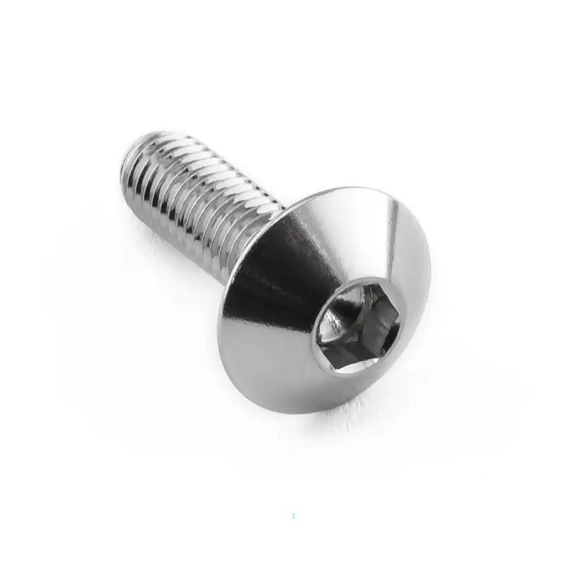 Super Cena Pro-Bolt nerezový inbusový šroub s vypouklou hlavou o průměru 12 mm se závitem M5 x 0,80 mm a délkou 16 mm, barva leštěná