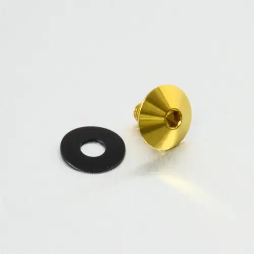 Nová Kolekce Pro-Bolt nerezový inbusový šroub s vypouklou hlavou o průměru 16 mm se závitem M6 x 1,00 mm a délkou 10 mm, barva leštěná