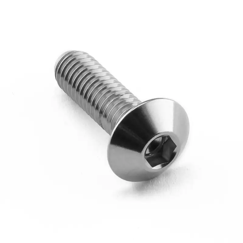 Pro-Bolt nerezový inbusový šroub s vypouklou hlavou o průměru 12 mm se závitem M6 x 1,00 mm a délkou 20 mm, barva leštěná Nová Kolekce