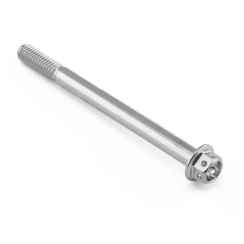 Akční Cena Pro-Bolt nerezový šroub s šestihrannou hlavou se závitem M6 x 1,00 mm a délkou 75 mm, barva leštěná