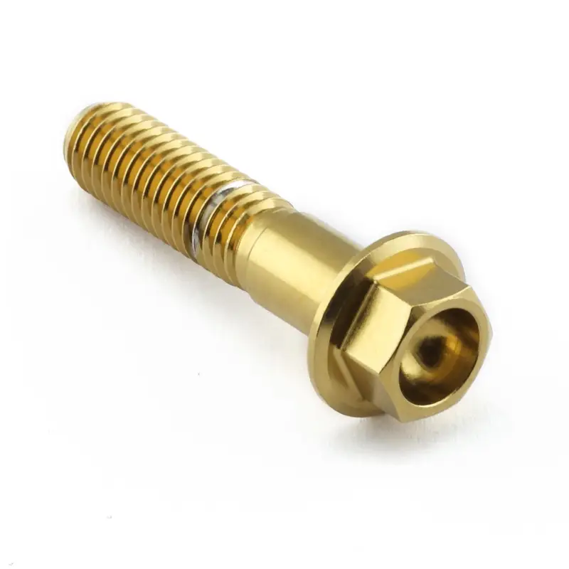 Must-Have Pro-Bolt nerezový šroub s šestihrannou hlavou se závitem M8 x 1,25 mm a délkou 35 mm, barva zlatá