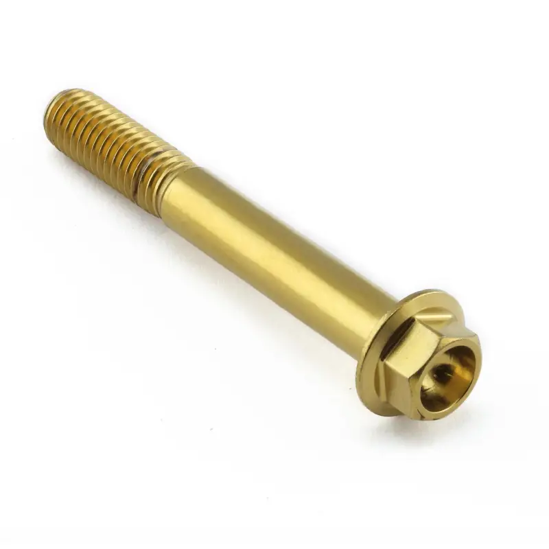 Cenový Hit Pro-Bolt nerezový šroub s šestihrannou hlavou se závitem M8 x 1,25 mm a délkou 60 mm, barva zlatá