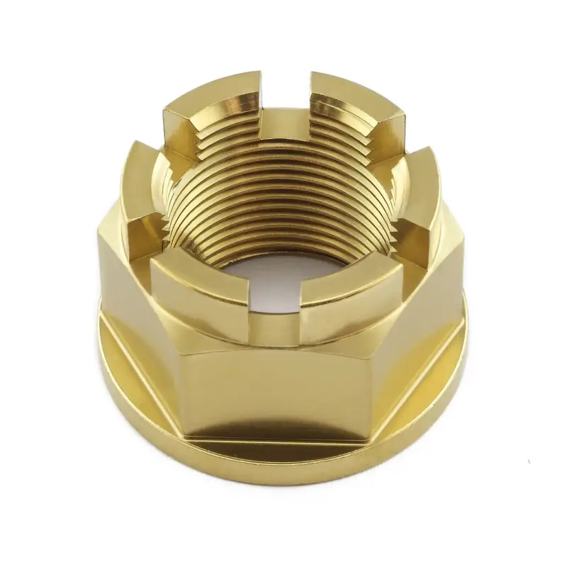 Tovární Cena Pro-Bolt nerezová matka se závitem M24 x 1,50 mm, barva zlatá