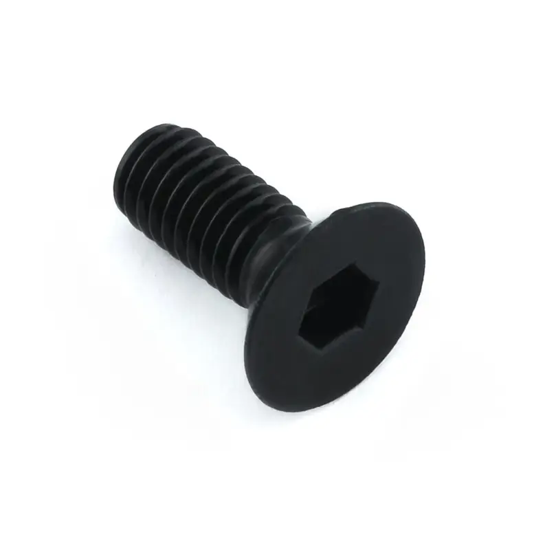 Top Prodej Pro-Bolt hliníkový inbusový šroub se zápustnou hlavou se závitem M6 x 1,00 mm a délkou závitu 11,2 mm, barva černá