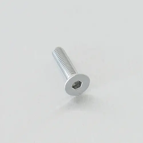 Nakupujte Hned Pro-Bolt hliníkový inbusový šroub se zápustnou hlavou se závitem M6 x 1,00 mm a délkou závitu 21,2 mm, barva stříbrná