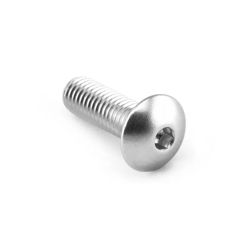 Pro-Bolt hliníkový inbusový šroub s vypouklou hlavou o průměru 16 mm se závitem M8 x 1,25 mm a délkou závitu 25 mm, barva stříbrná Odeslání Ihned