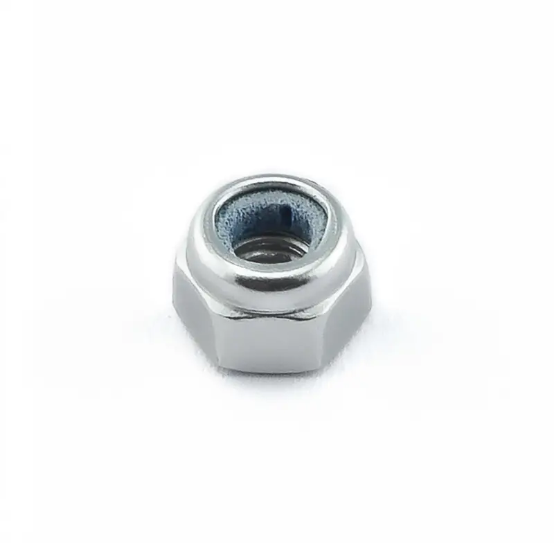 Super Cena Pro-Bolt hliníková matka s nylonovou vložkou se závitem M5 x 0,80 mm, barva stříbrná