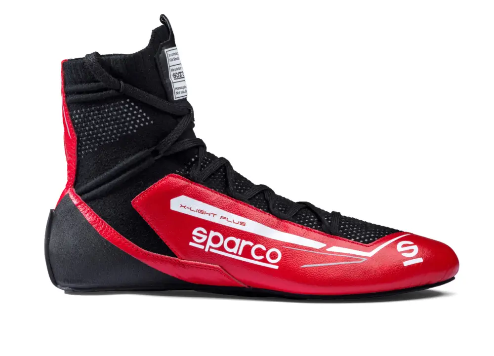 Oblíbený Závodní boty Sparco X-LIGHT PLUS, s homologací FIA, barva červeno-černá, velikost 39
