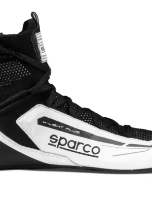 Závodní boty Sparco X-LIGHT PLUS, s homologací FIA, barva bílo-černá, velikost 43 Akce