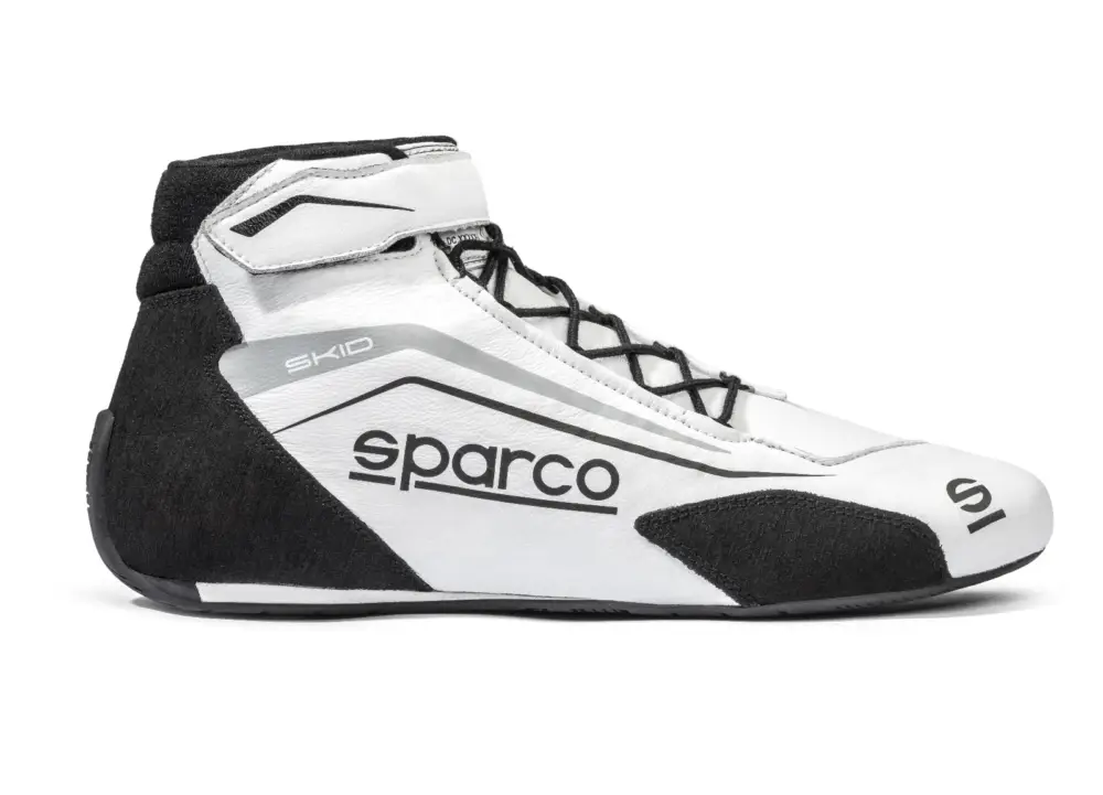 Pouze Dnes Závodní boty Sparco SKID, s homologací FIA, barva bílá, velikost 38