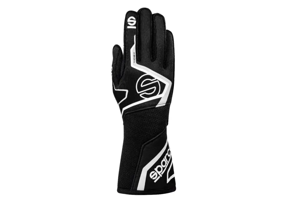 Sparco rukavice TIDE+, s homologací FIA, barva černo-bílá, velikost 8 Originální