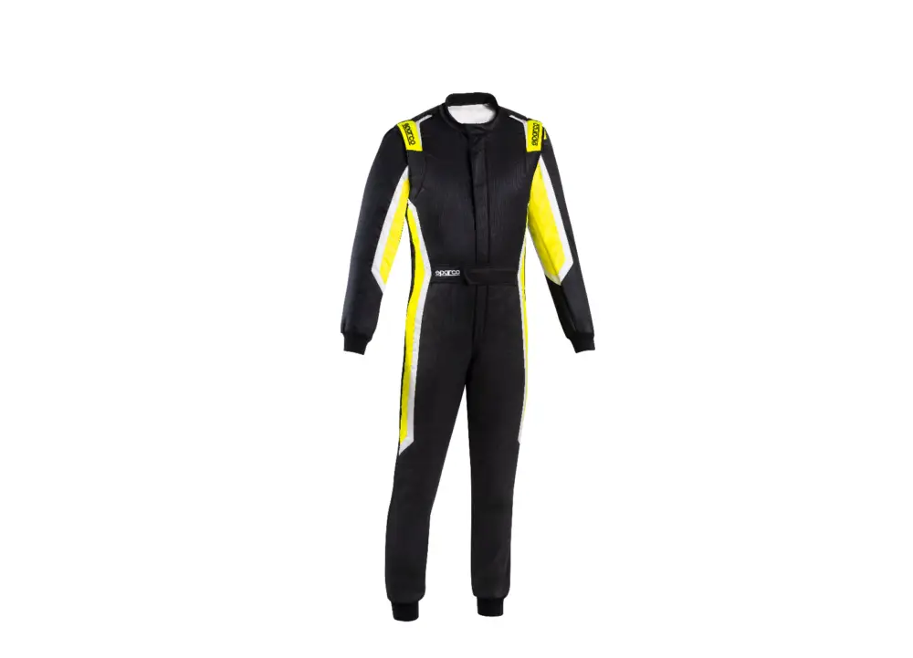 Speciální Cena Závodní kombinéza Sparco SPRINT MY2025, s homologací FIA + SFI, barva černo-žlutá, velikost 58 (XL)
