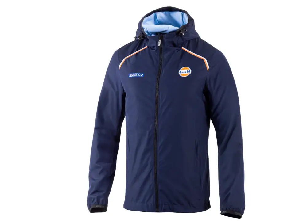 Sparco bunda Windbreaker Gulf, barva modrá, velikost S Sezónní Sleva