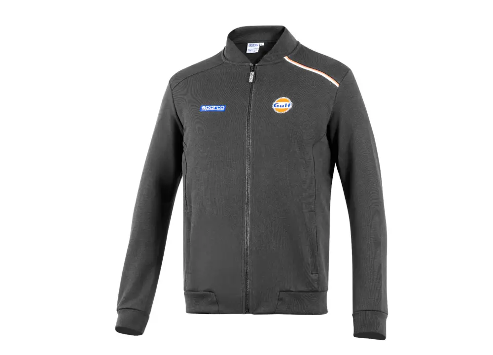 Tovární Cena Sparco mikina na zip Gulf, barva šedá, velikost XL