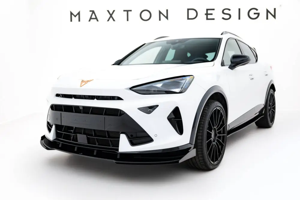 Must-Have Maxton Design "Street Pro" spoiler pod přední nárazník s křidélky pro Cupra Formentor Mk1 Facelift, plast ABS bez povrchové úpravy