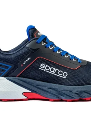 Boty pro mechaniky Sparco S-PARK LEON, barva modro-červená, velikost 41 Víkendová Akce