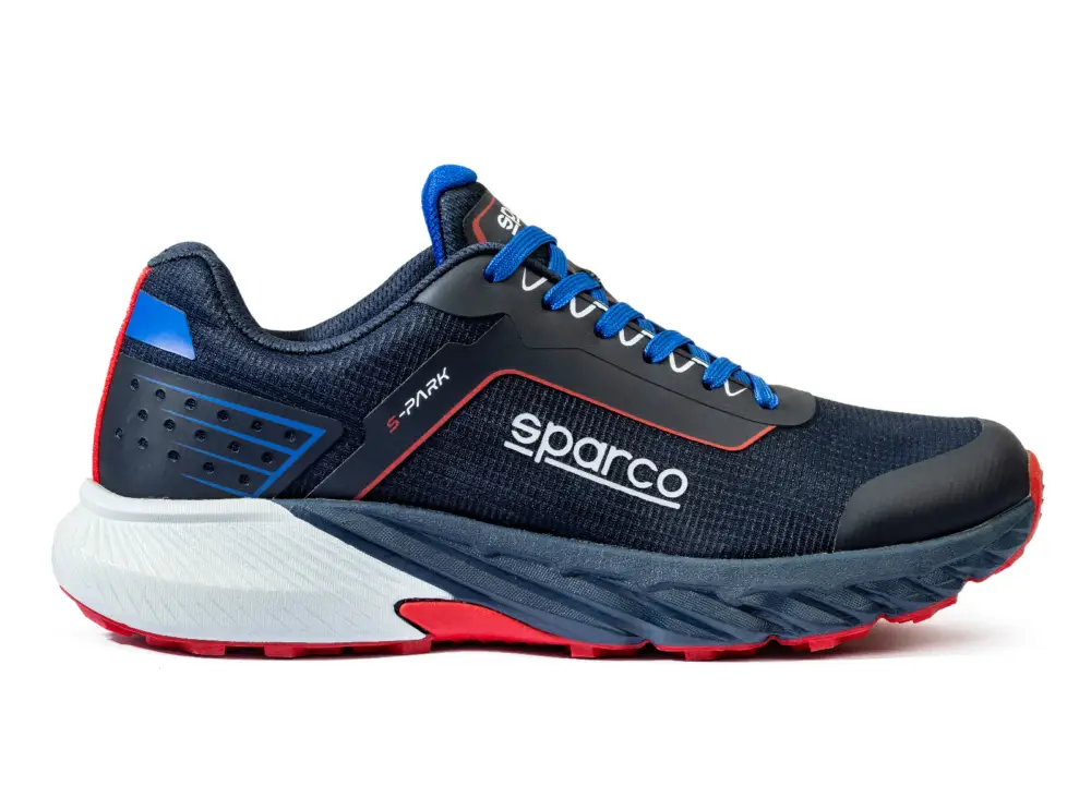Boty pro mechaniky Sparco S-PARK LEON, barva modro-červená, velikost 41 Víkendová Akce