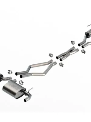 Borla Cat-Back výfukový systém "S-Type" pro Jeep Grand Cherokee Summit 3.6L V6 AT, 2WD/4WD, r.v. 2022-2024 Akční Cena