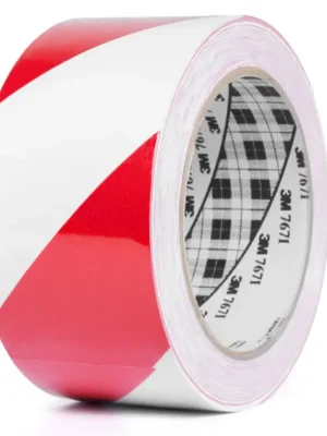 Poslední Šance 3M™ označovací PVC lepicí páska pro bezpečnostní značení 766i, 50 mm x 33 m, provedení červeno-bílá