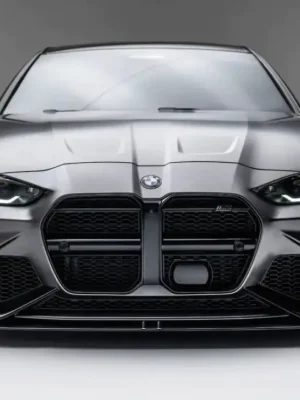 Akce ADRO přední karbonový spoiler pro BMW M3 G80 G81 pod kompletní nárazník ADRO