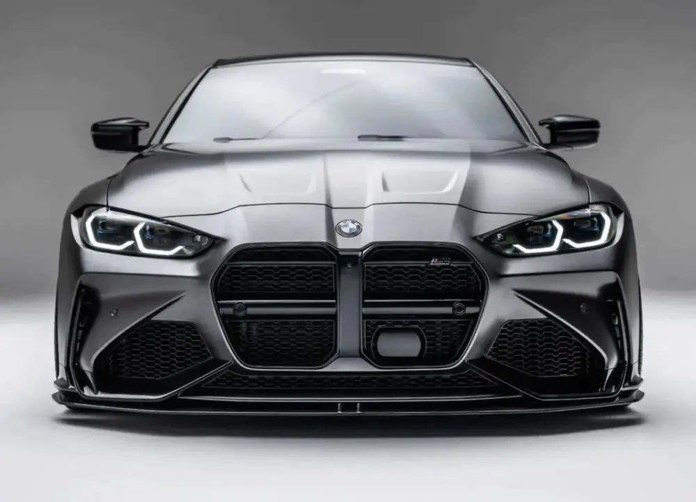 Akce ADRO přední karbonový spoiler pro BMW M3 G80 G81 pod kompletní nárazník ADRO