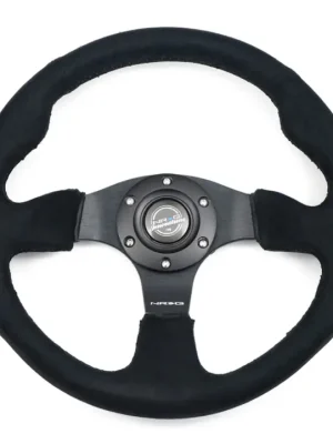 Víkendová Akce NRG Innovations sportovní volant Racing 320mm, Alcantara, barevné provedení černý