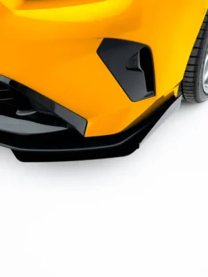 Vysoce Kvalitní Maxton Design rohové spoilery pod přední nárazník pro BMW řada 1 F70, plast ABS bez povrchové úpravy, M-Pack