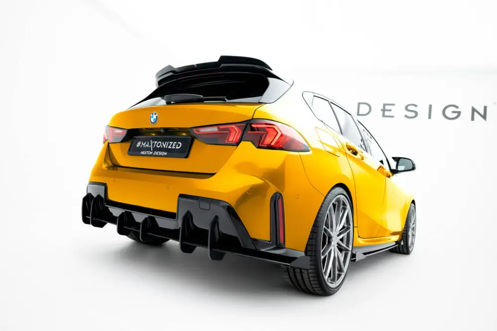 Maxton Design ''Street Pro'' difuzory pod boční prahy s křidélky pro BMW řada 1 F70, plast ABS bez povrchové úpravy, M-Pack Cenově Výhodný